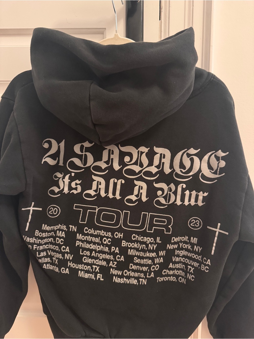 Travis Scott Black Its All A Blur Tour Hoodie